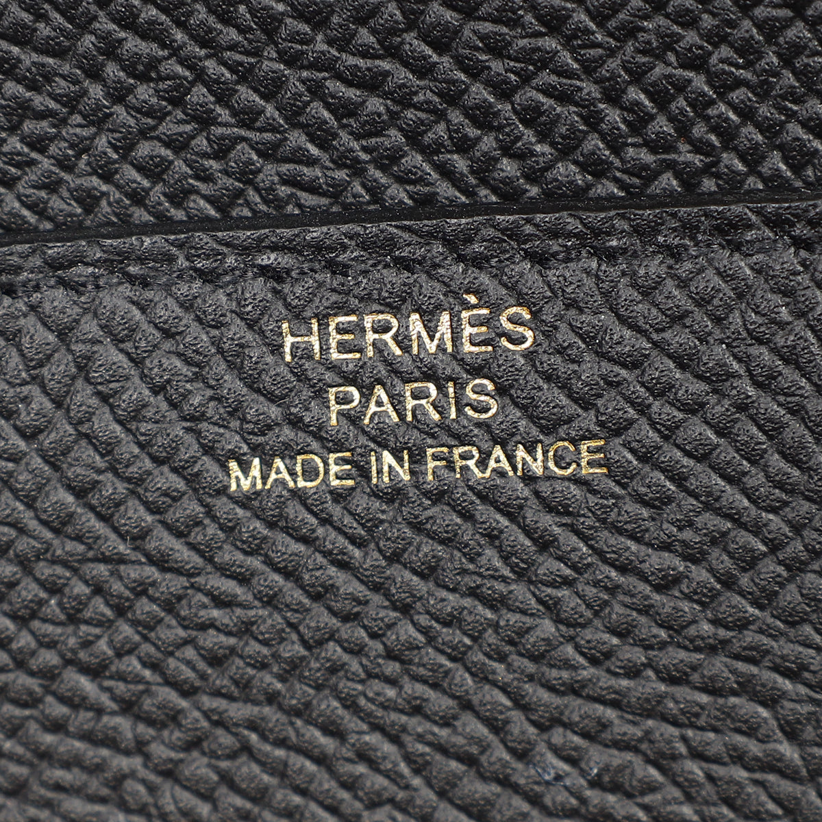 Hermes Noir Constance To Go Wallet