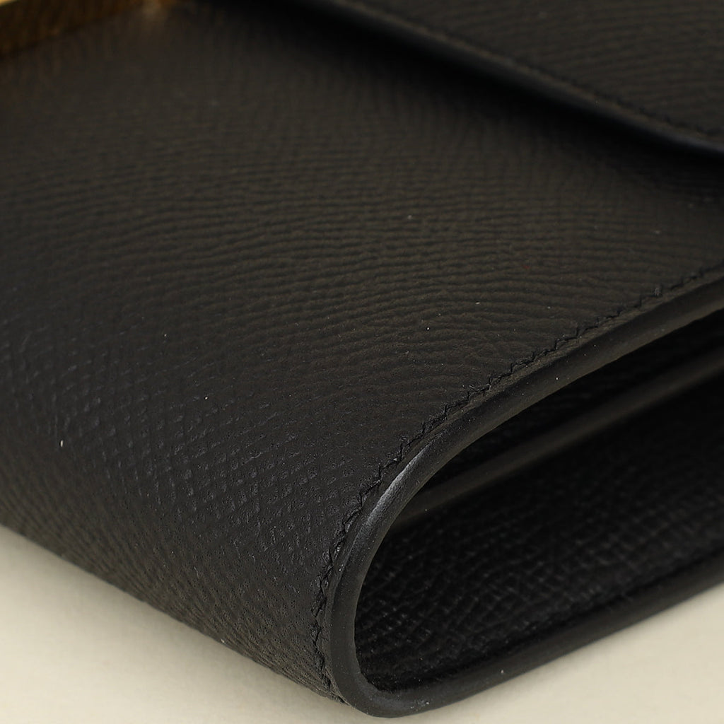 Hermes Noir Constance To Go Wallet