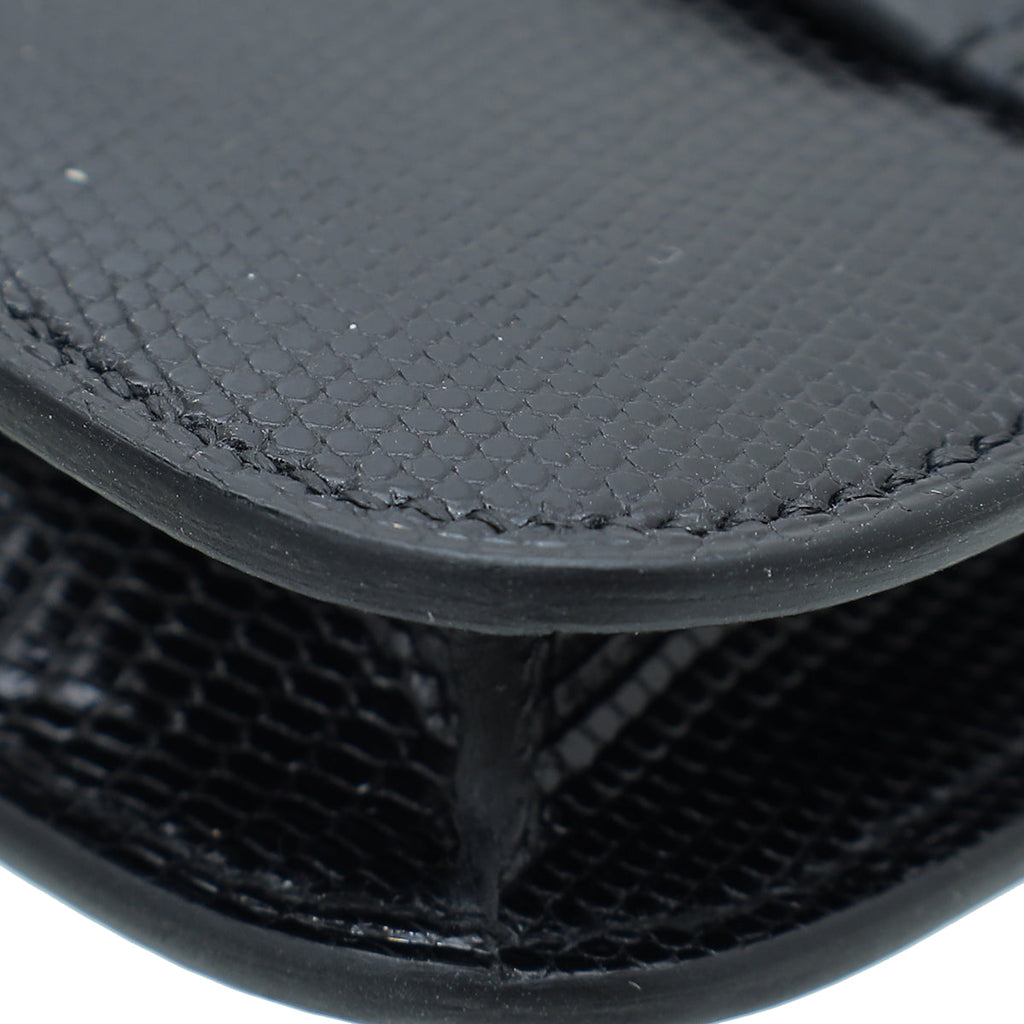 Hermes Noier Lizard Constance Slim Wallet