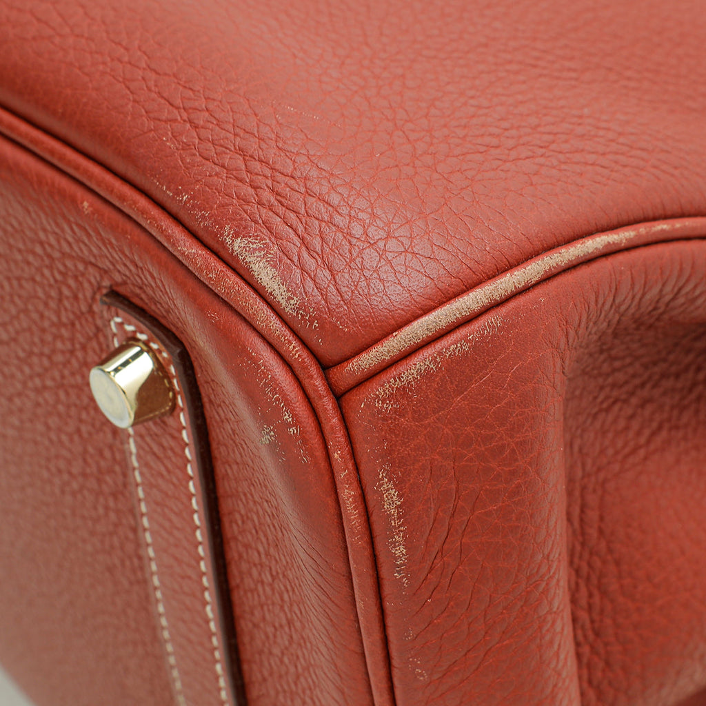 Hermes Sanguine Birkin 35 Bag