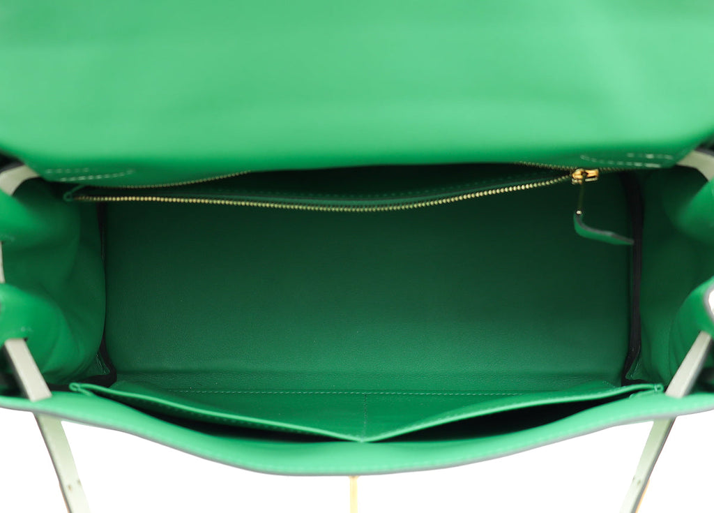 Hermes Bicolor Horseshoe Kelly 28 Bag