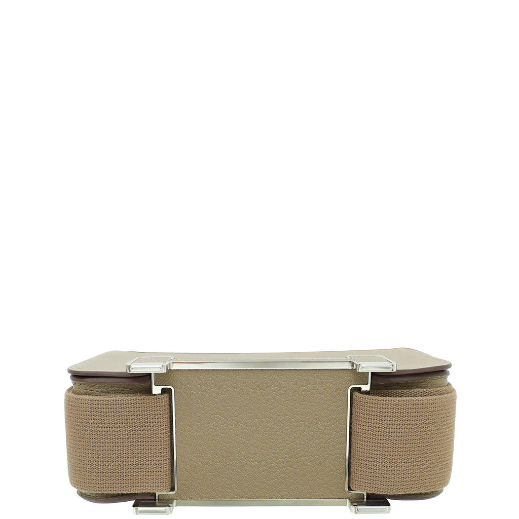 Hermes Etoupe Mysore Goatskin Geta Bag
