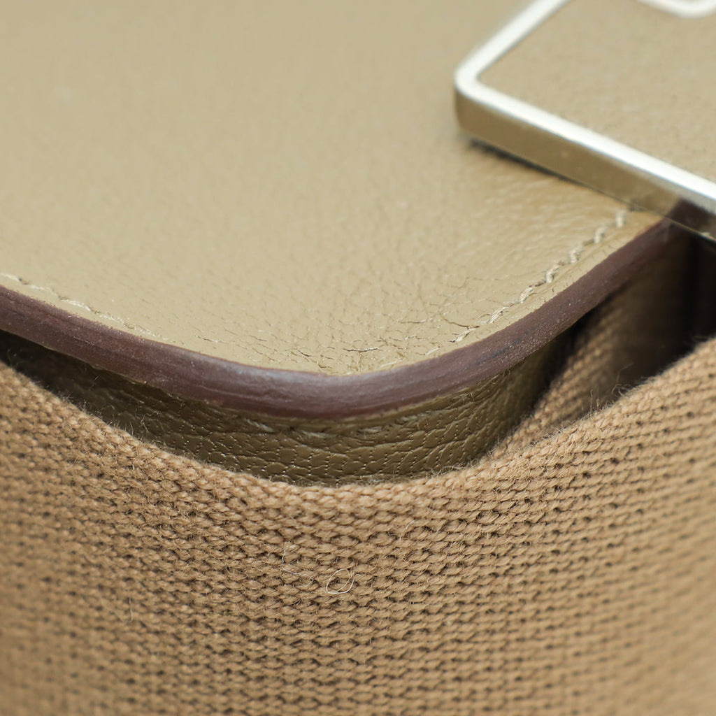 Hermes Etoupe Mysore Goatskin Geta Bag