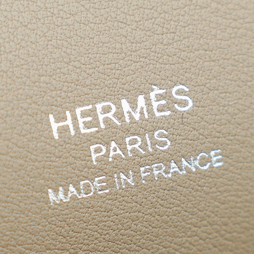 Hermes Etoupe Mysore Goatskin Geta Bag