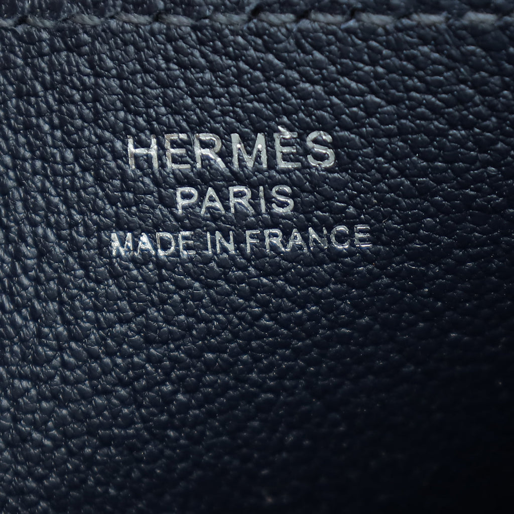 Hermes Bleu Indigo Perspective Cavaliere 21 Bag