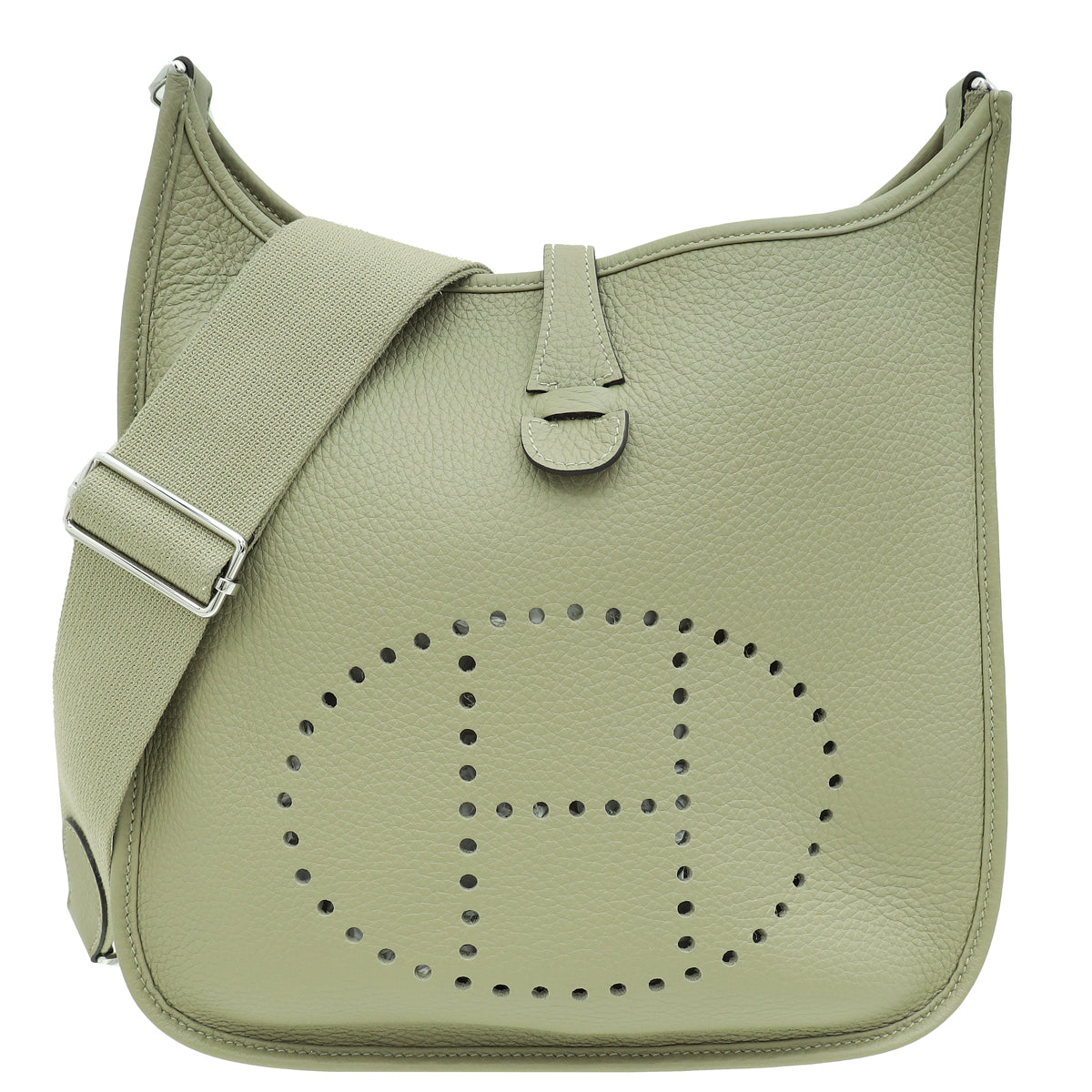 Hermes Vert Criquet Evelyne III PM Bag