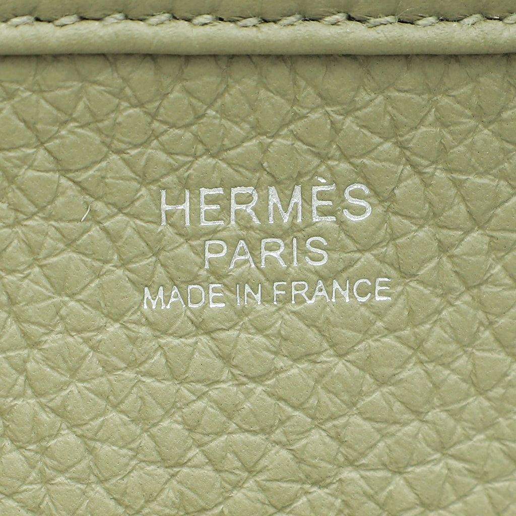 Hermes Vert Criquet Evelyne III PM Bag