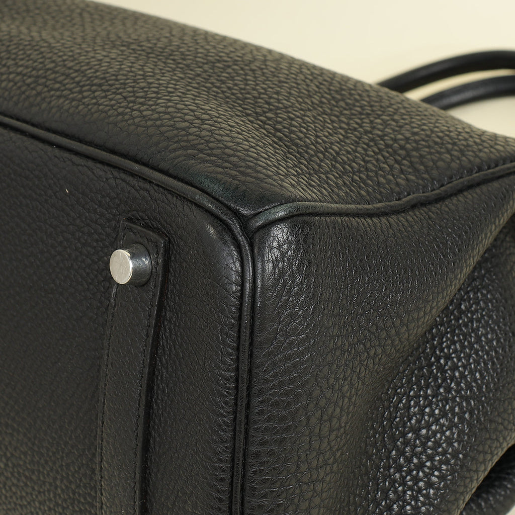 Hermes Noir Retourne Birkin 35 Bag