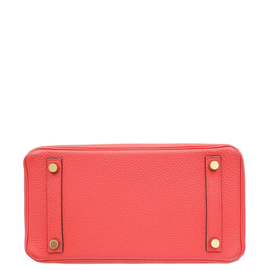 Hermes Rouge Pivoine Birkin 25 Bag