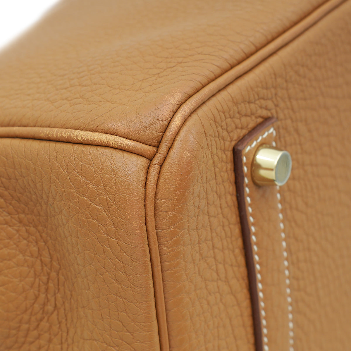 Hermes Gold Retourne Birkin 35 Bag