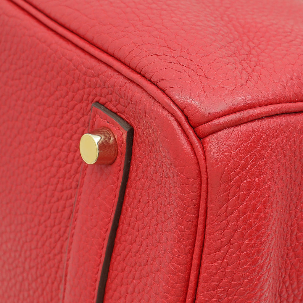 Hermes Geranium Retourne Birkin 35 Bag