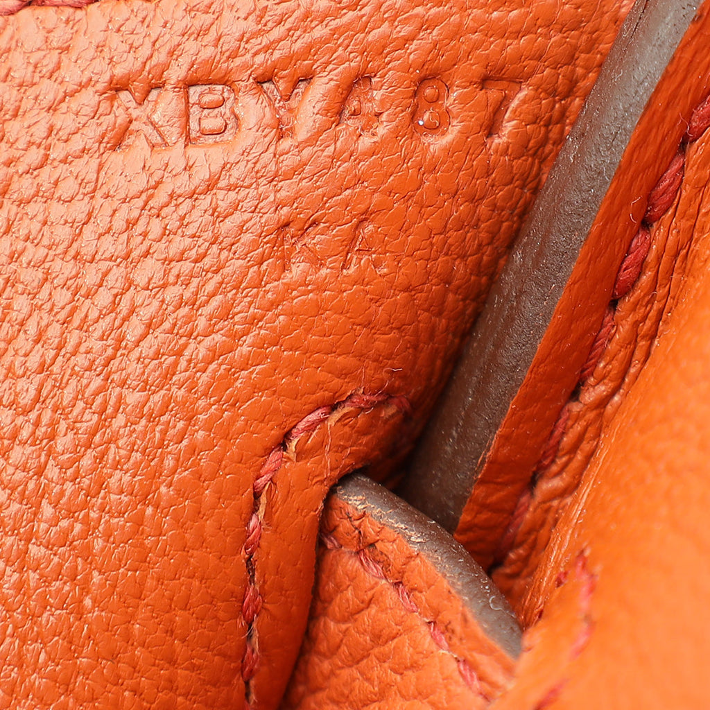 Hermes Cuivre Retourne Birkin 30 Bag