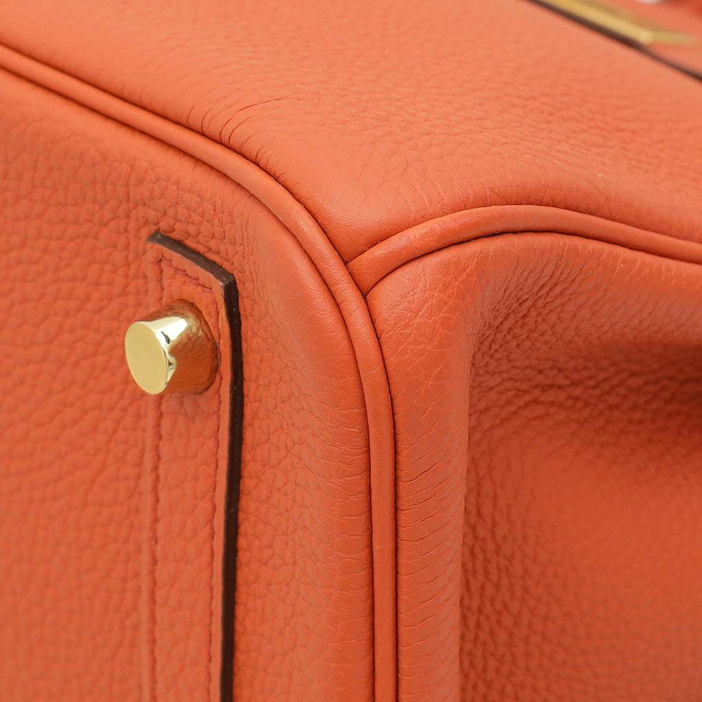 Hermes Cuivre Retourne Birkin 30 Bag