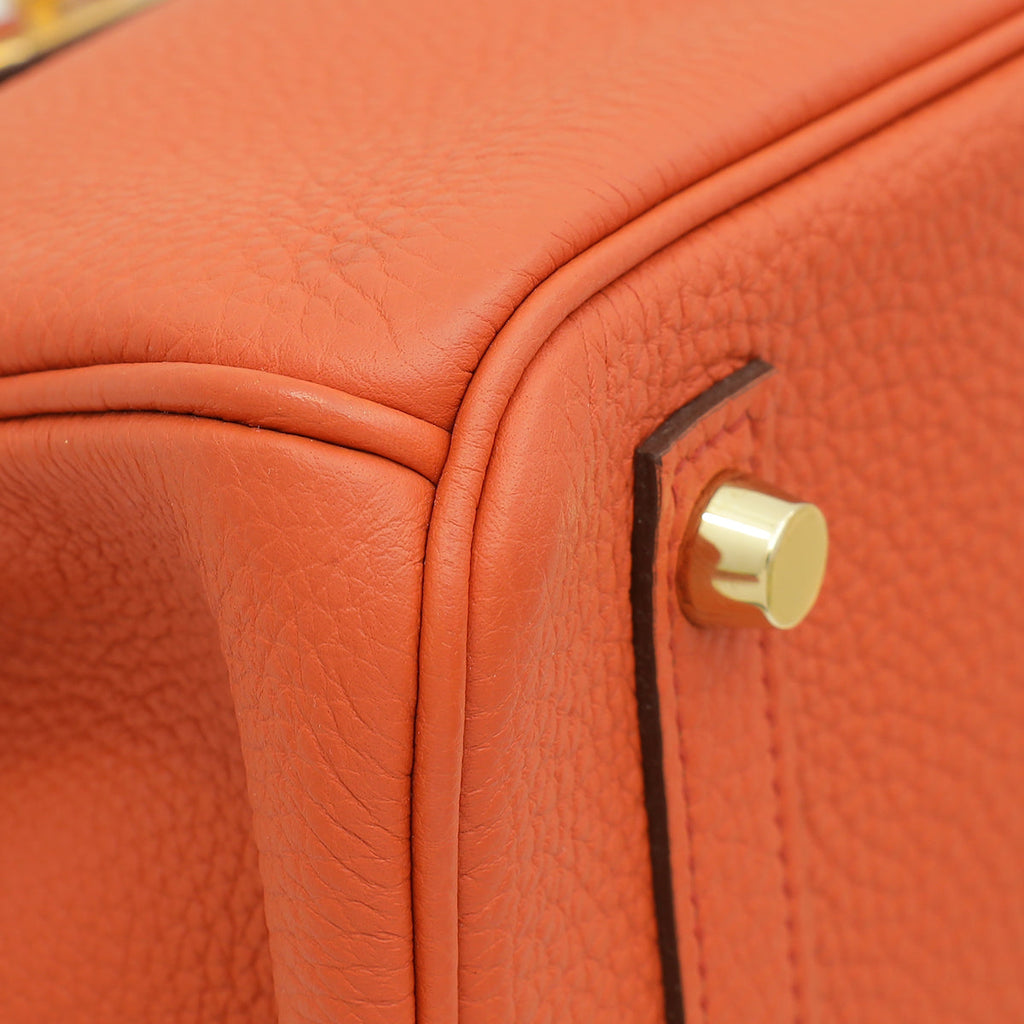 Hermes Cuivre Retourne Birkin 30 Bag