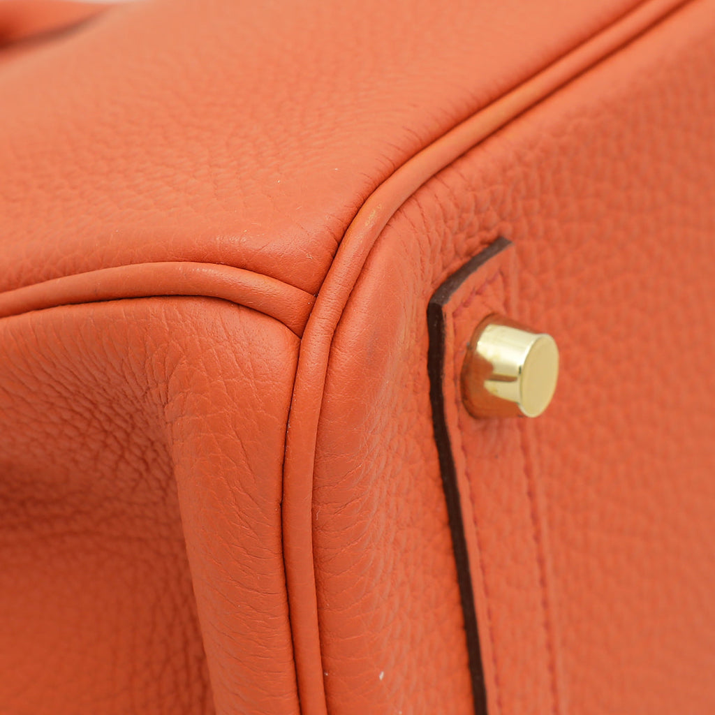Hermes Cuivre Retourne Birkin 30 Bag