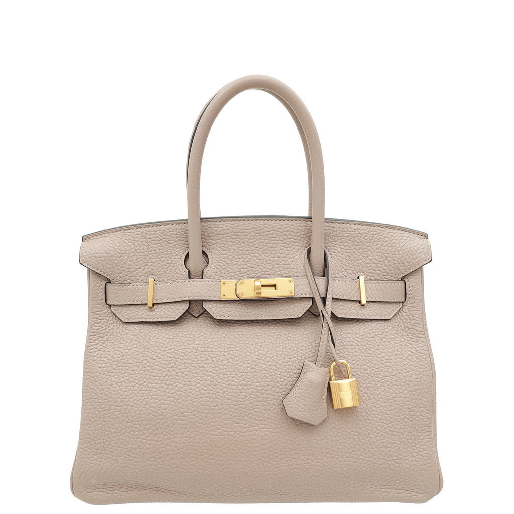 Hermes Glycine Retourne Birkin 30 Bag