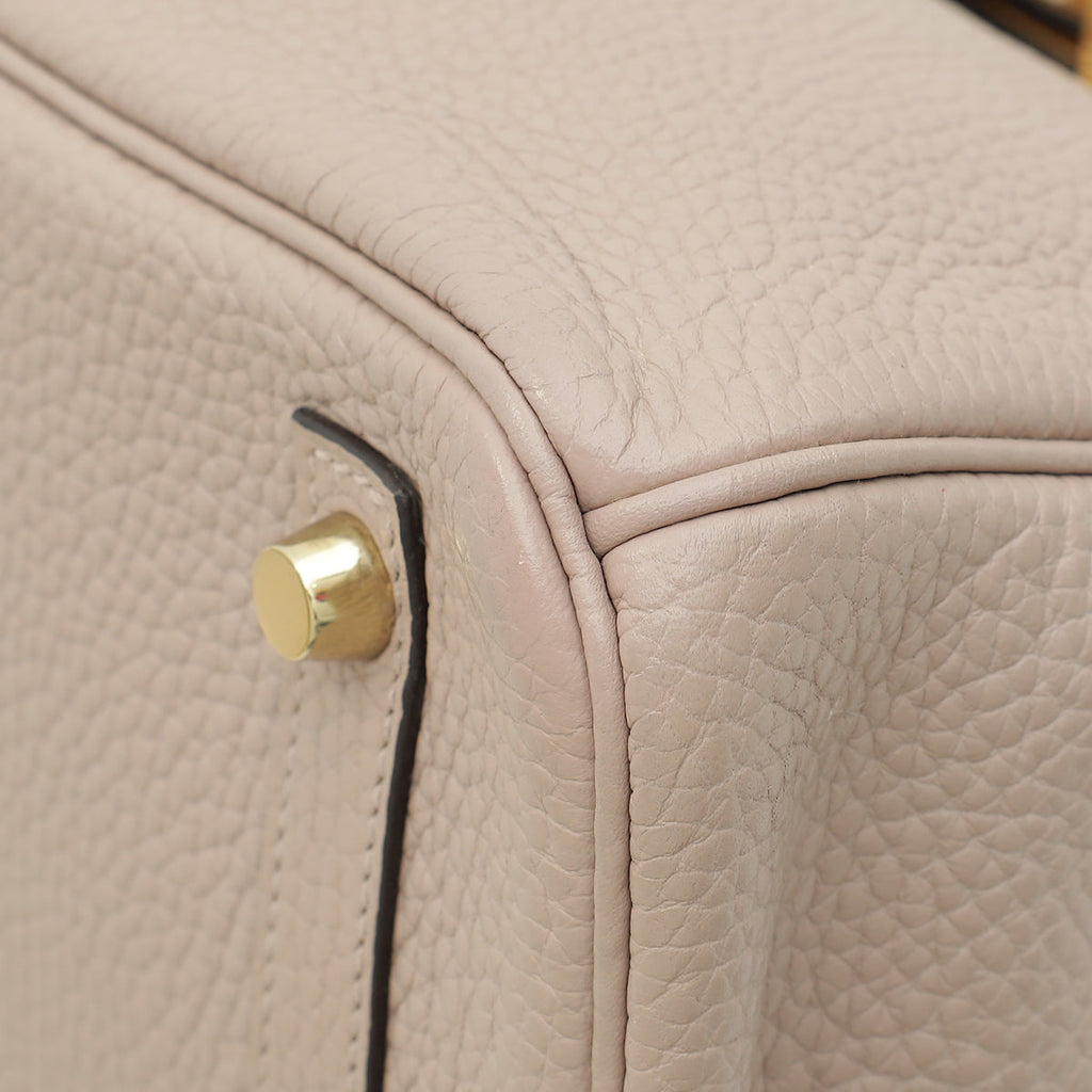Hermes Glycine Retourne Birkin 30 Bag