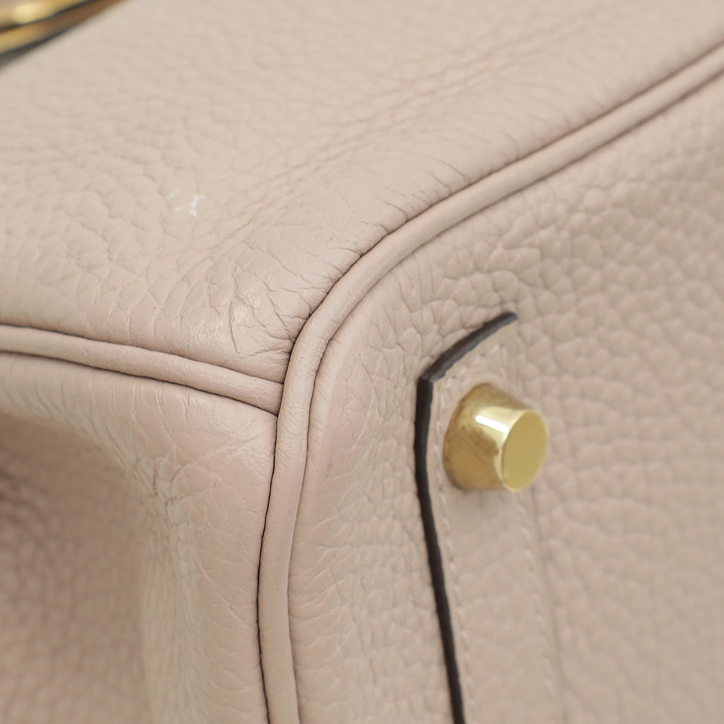 Hermes Glycine Retourne Birkin 30 Bag