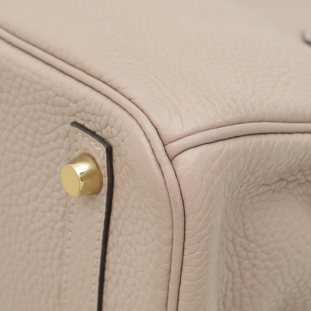 Hermes Glycine Retourne Birkin 30 Bag