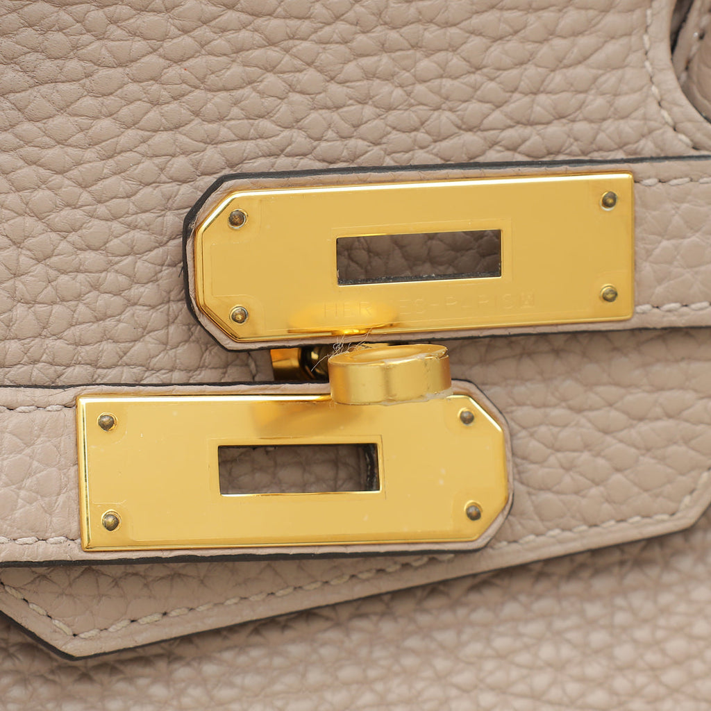 Hermes Glycine Retourne Birkin 30 Bag