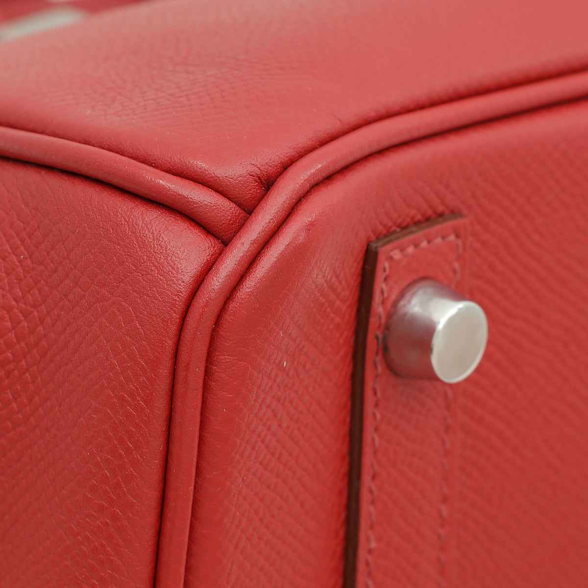 Hermes Rouge Casaque Retourne Birkin 30 Bag