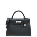 Hermes Noir Sellier Kelly 32 Bag