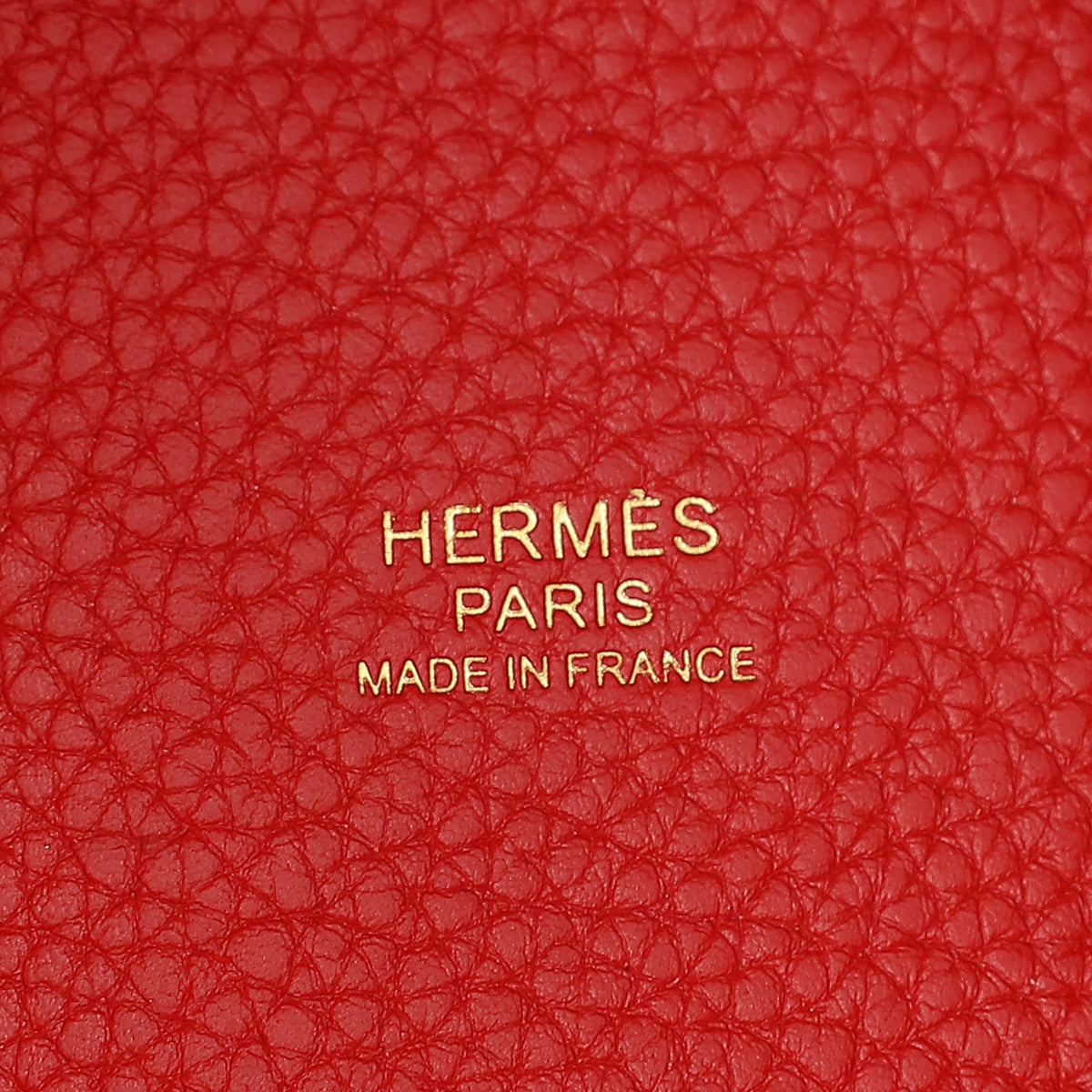 Hermes Rouge Piment Picotin Lock 18 Bag