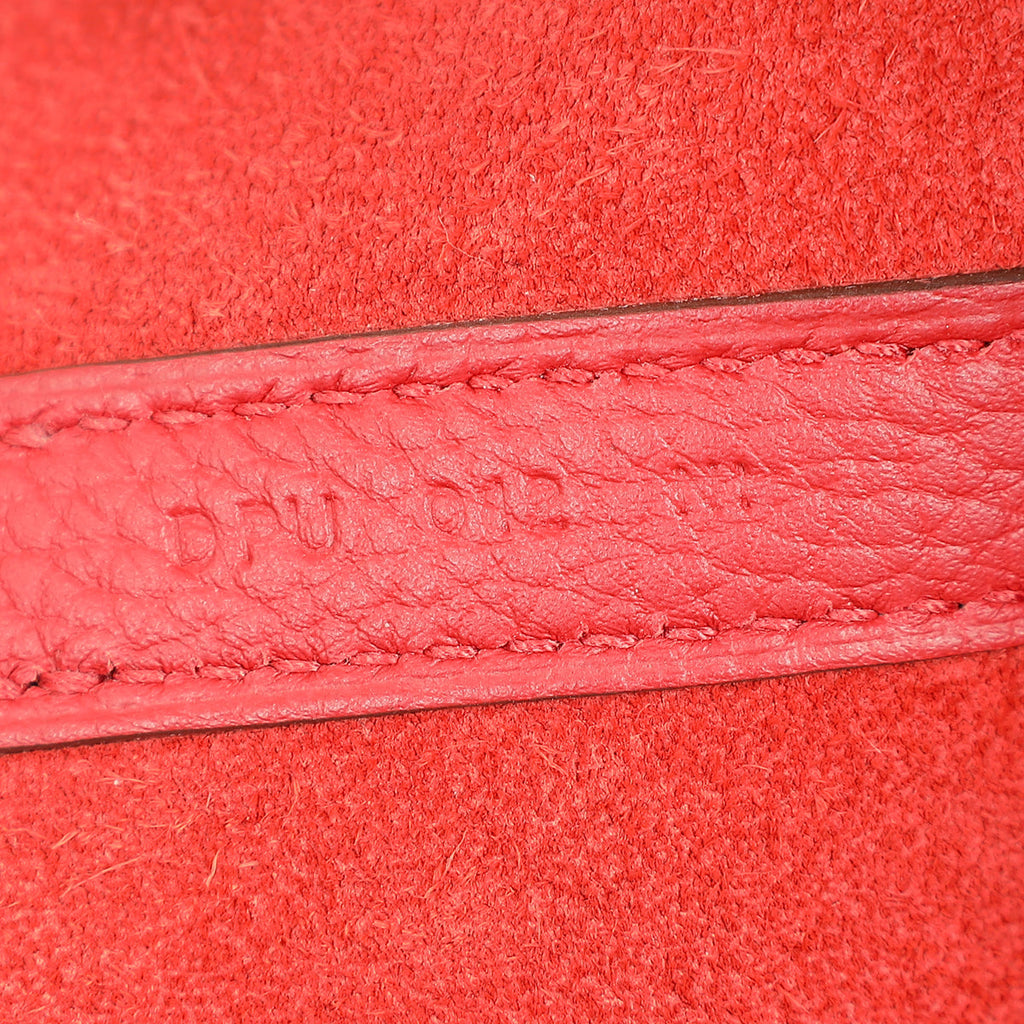 Hermes Rouge Piment Picotin Lock 18 Bag