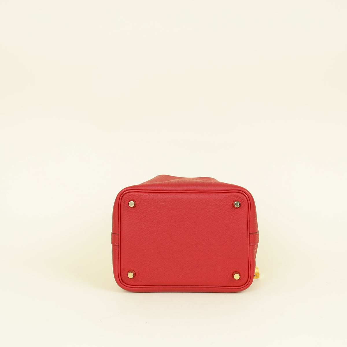 Hermes Rouge Piment Picotin Lock 18 Bag