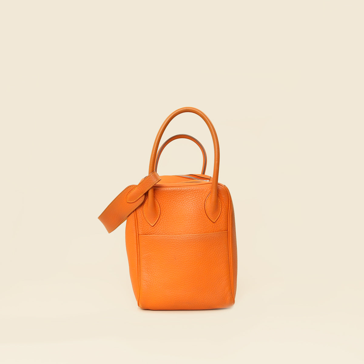 Hermes Orange Moutarde Verso Lindy 34 Bag