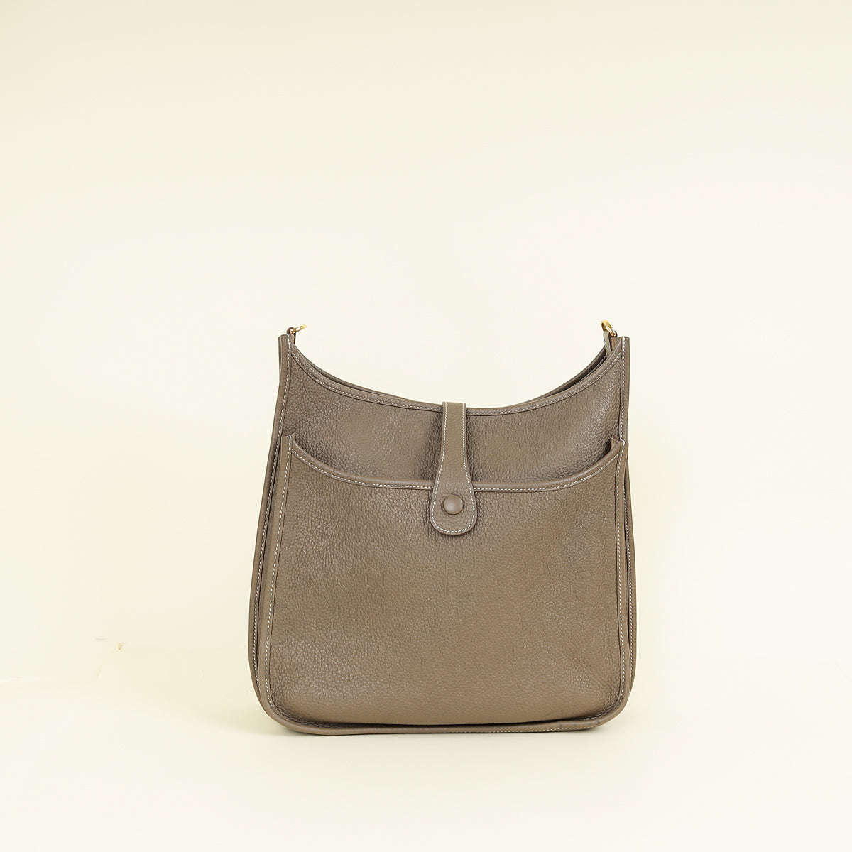 Hermes Etoupe Evelyne III GM Bag