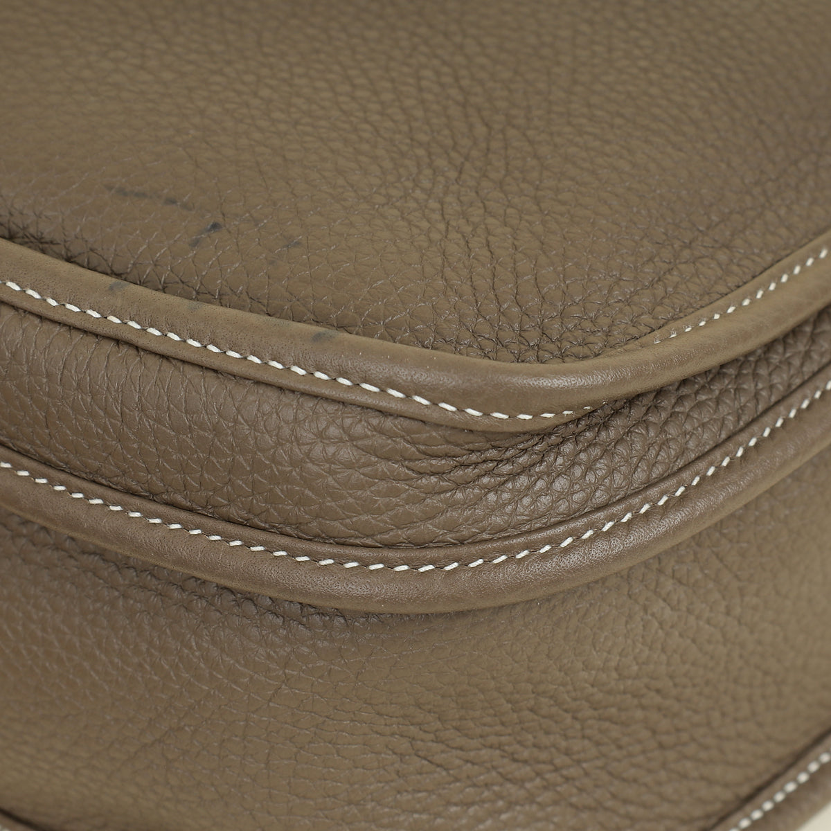 Hermes Etoupe Evelyne III GM Bag