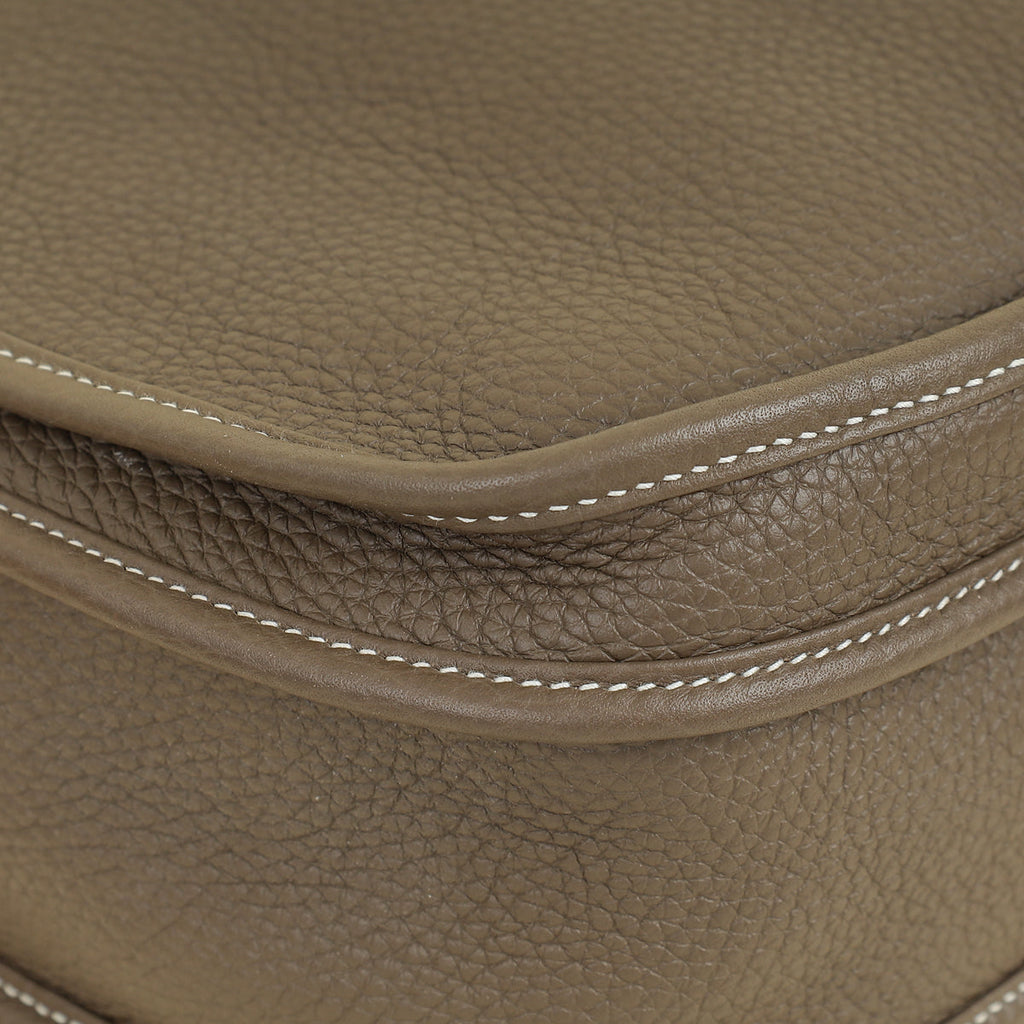 Hermes Etoupe Evelyne III GM Bag