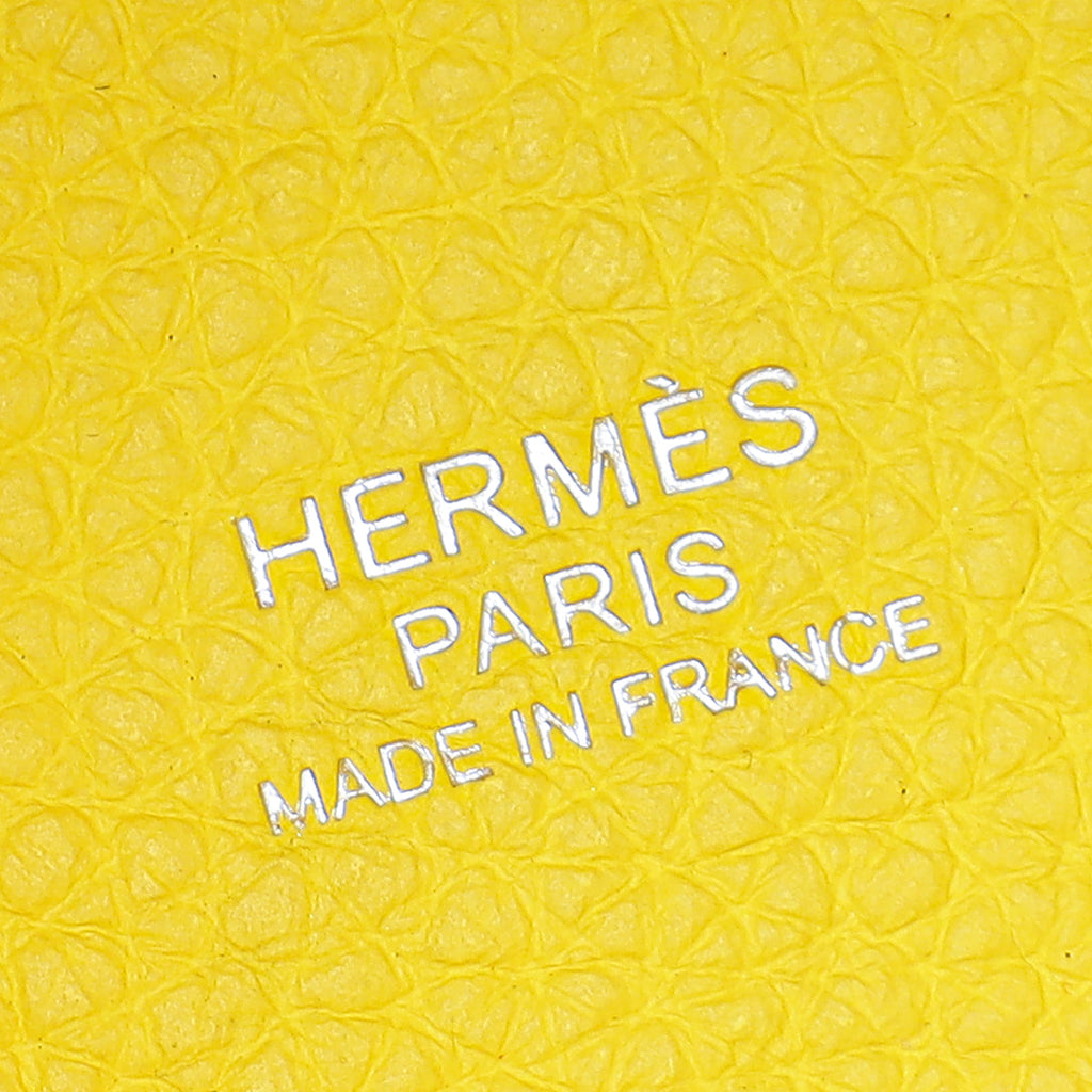 Hermes Lime Picotin Lock 18 Bag