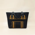 Hermes Noir Pursangle Tote Military Bag