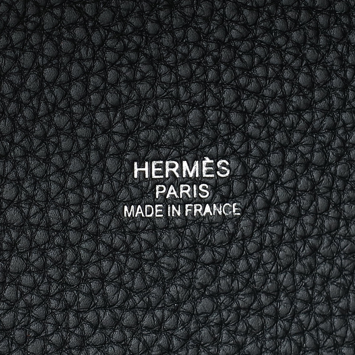 Hermes Noir Pursangle Tote Military Bag