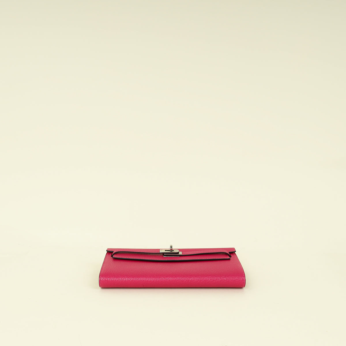 Hermes Rose Mexico Kelly To Go Chevre Mysore Wallet