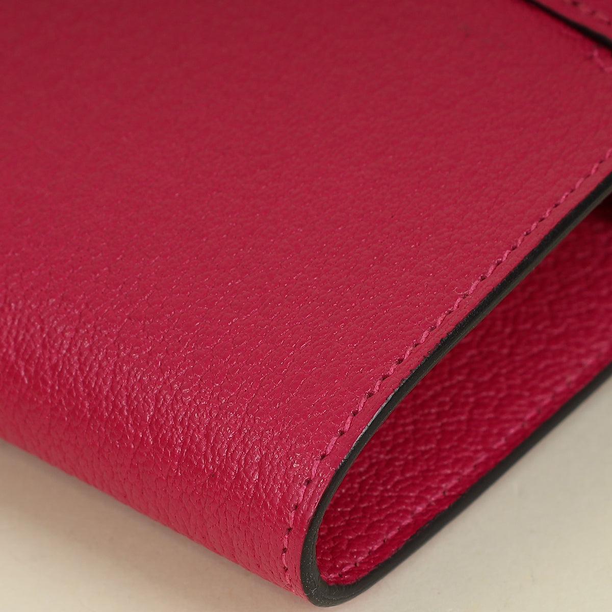 Hermes Rose Mexico Kelly To Go Chevre Mysore Wallet
