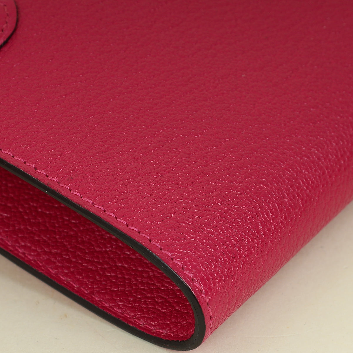 Hermes Rose Mexico Kelly To Go Chevre Mysore Wallet