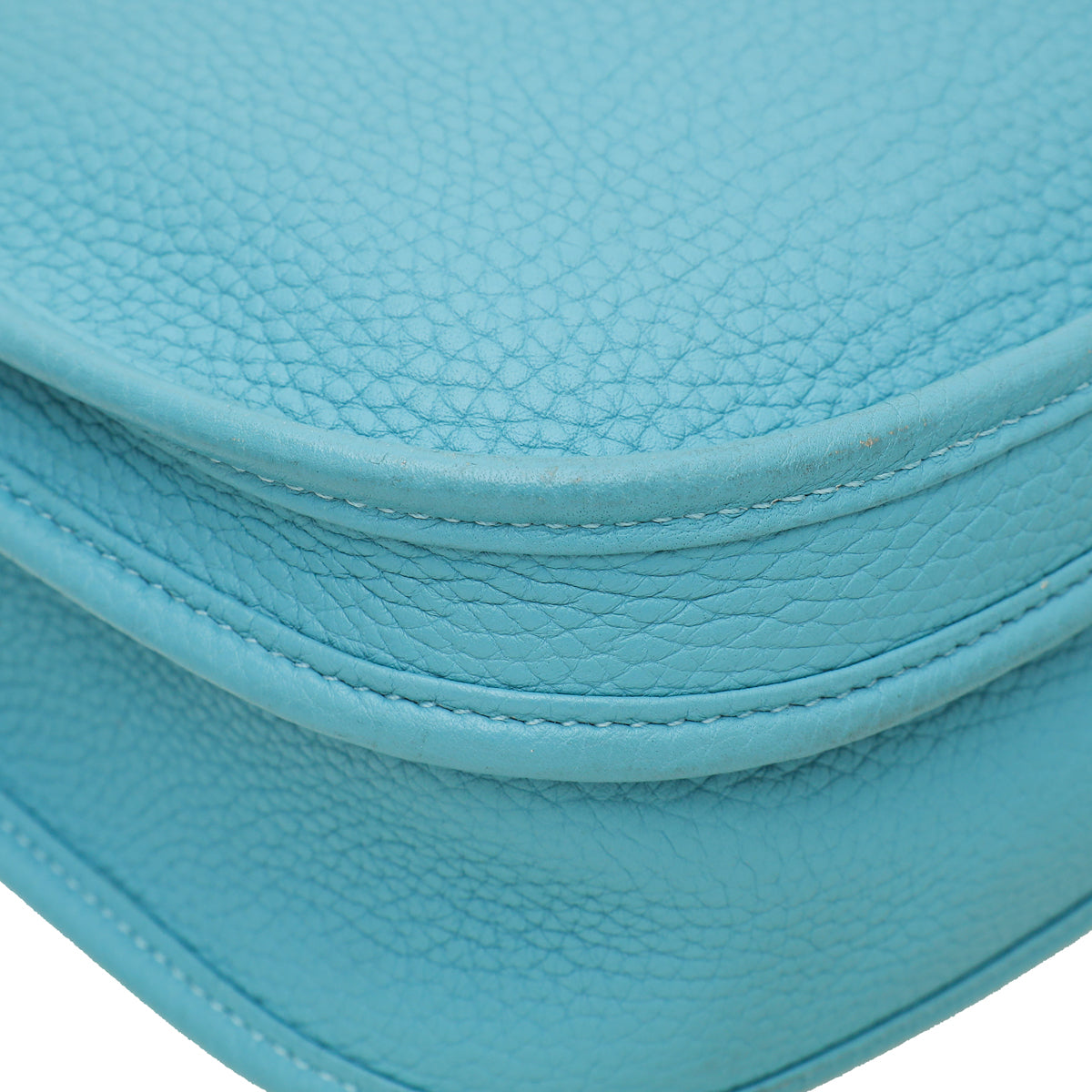 Hermes Bleu Saint Cyr Evelyne III PM Bag