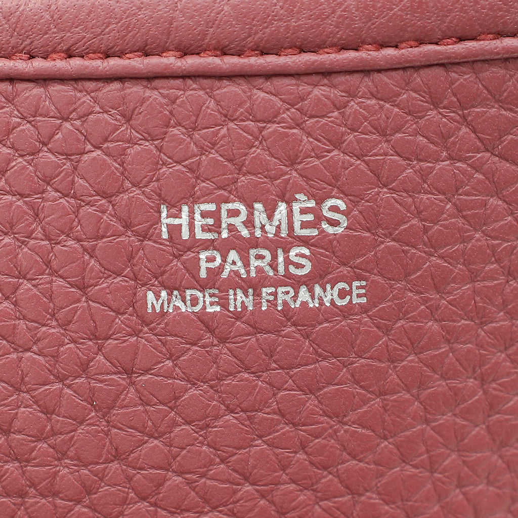 Hermes Bois de Rose Evelyne III GM Bag
