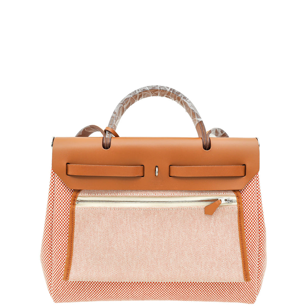 Hermes Bicolor Herbag Zip 31 Criss Viking Quadrille Retourne PM Bag