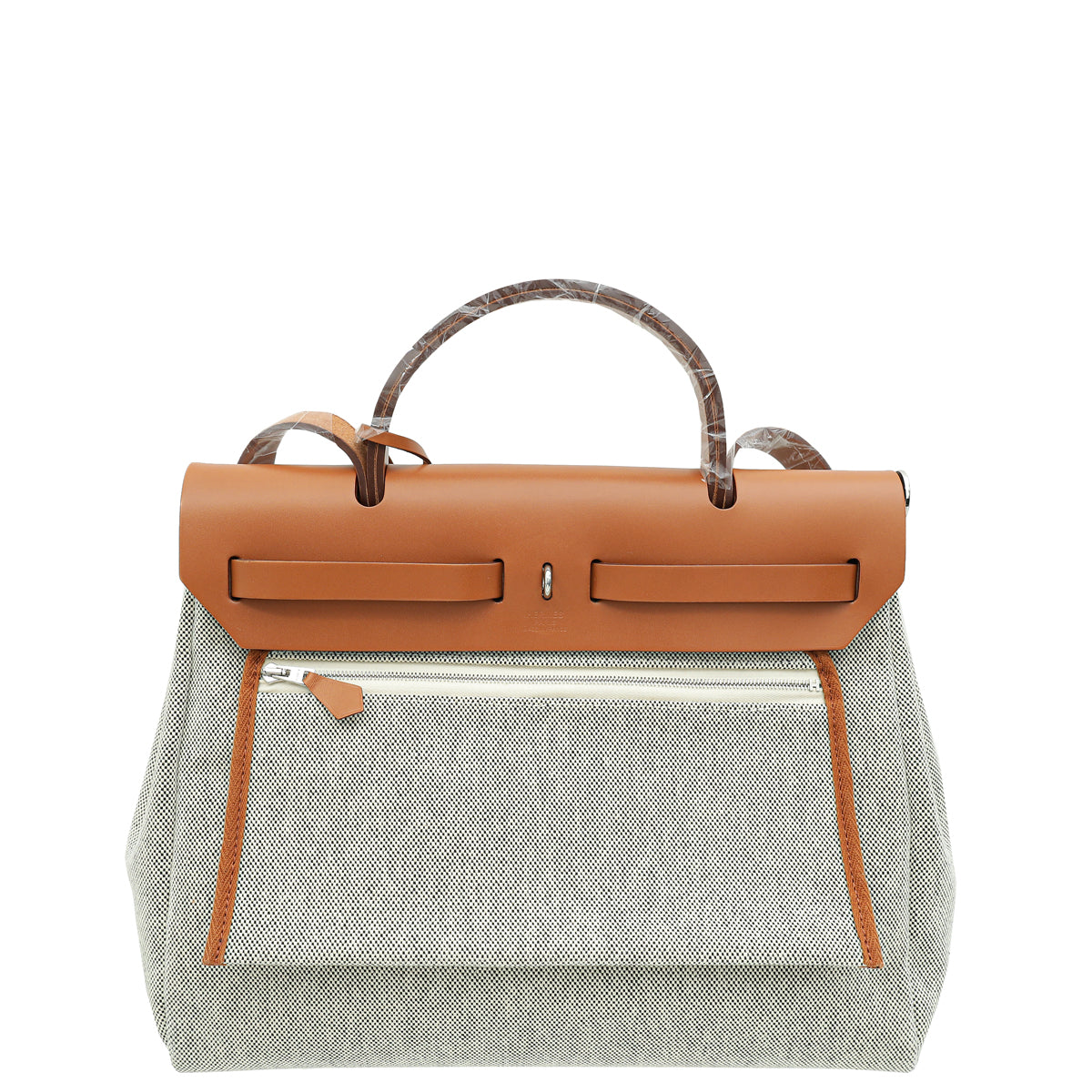 Hermes Tricolor Herbag Zip Retourne 31 Relief Brides de Gala Toile PM Bag