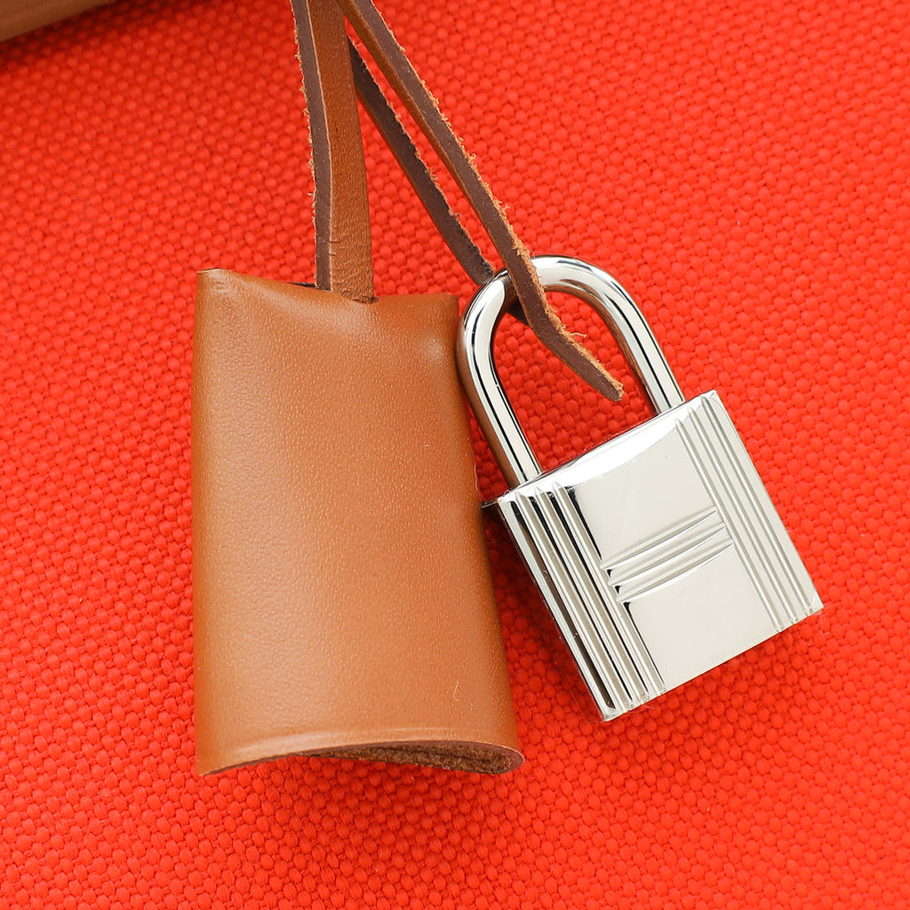 Hermes Bicolor Herbag 31 PM Sellier Toile Vache Hunter Bag