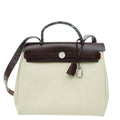 Hermes Bicolor Herbag Zip Retourne PM 31 Military Vache Hunter Bag