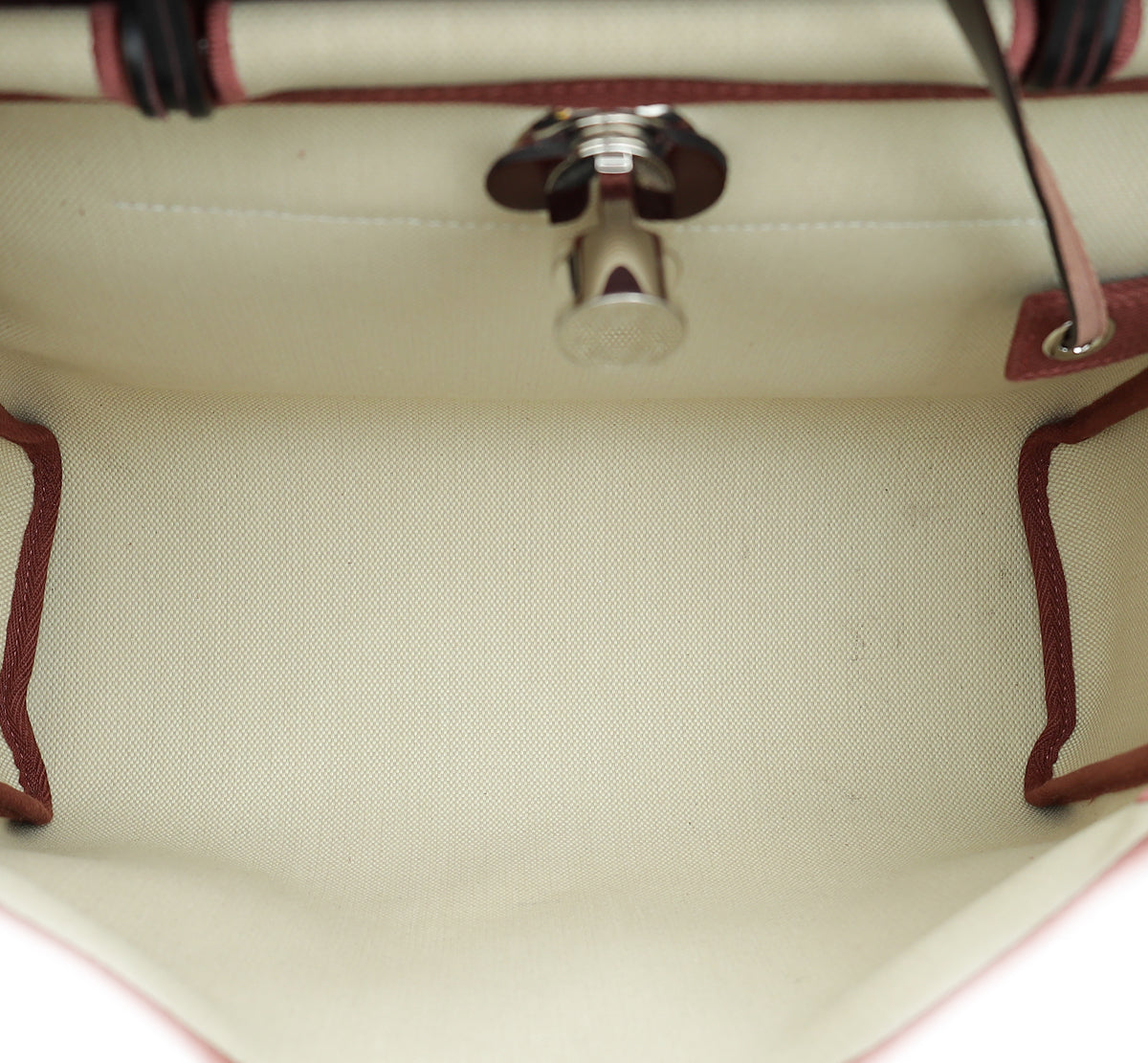 Hermes Bicolor Herbag Zip Retourne PM 31 Military Vache Hunter Bag