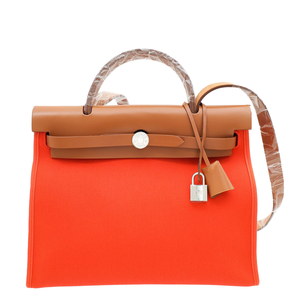 Hermes Bicolor Herbag Zip 31 PM Sellier Bag