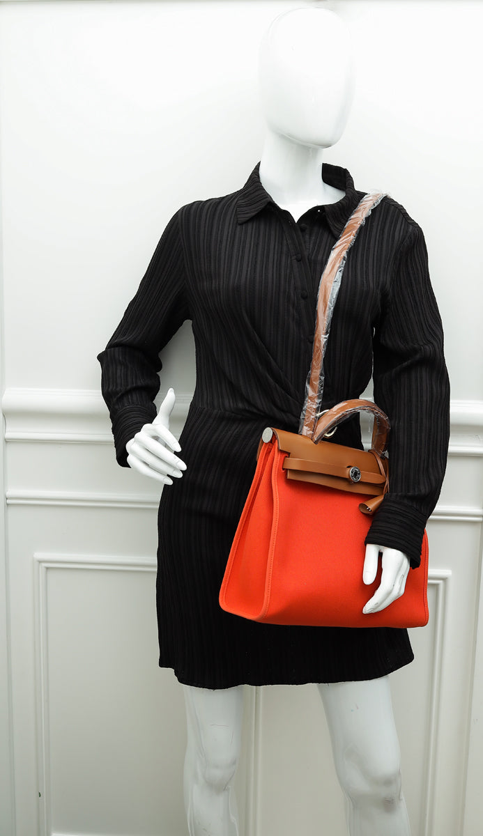 Hermes Bicolor Herbag Zip 31 PM Sellier Bag