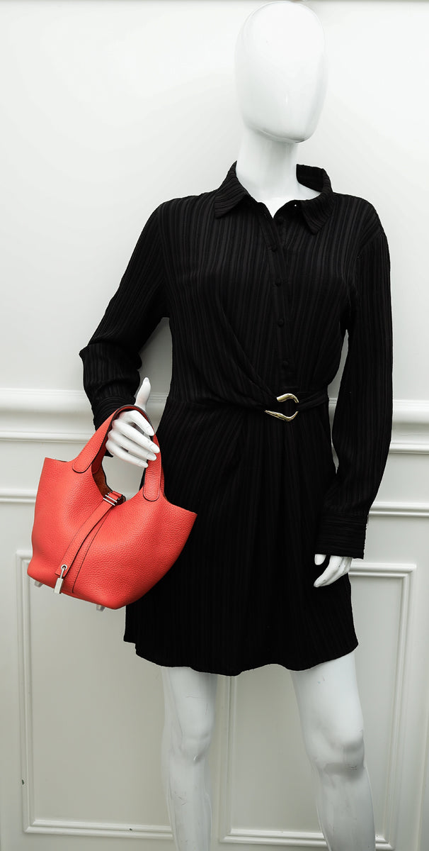Hermes Bougainvillea Picotin Lock 18  Bag