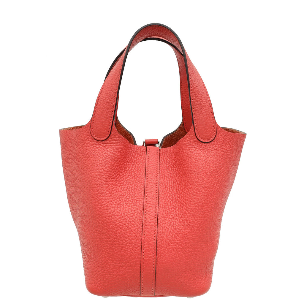 Hermes Bougainvillea Picotin Lock 18  Bag